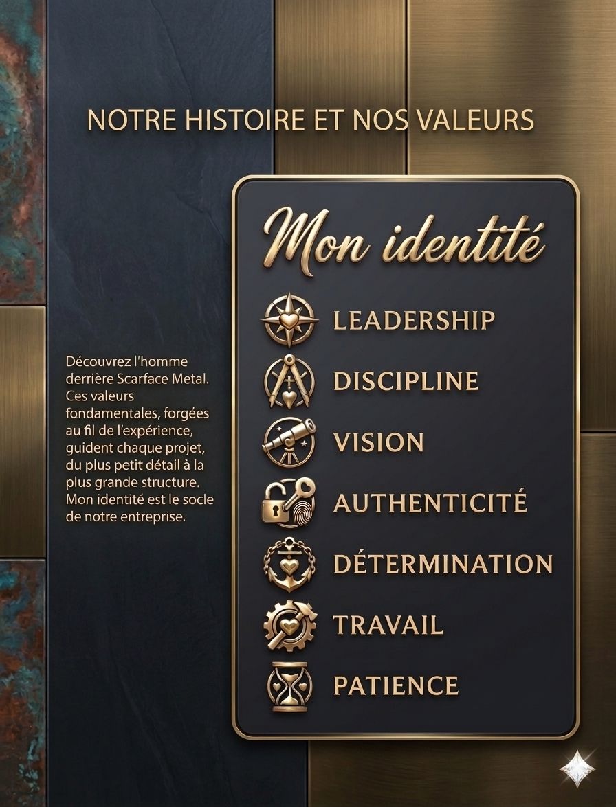 Mon Identité - ETS SCARFACE METAL